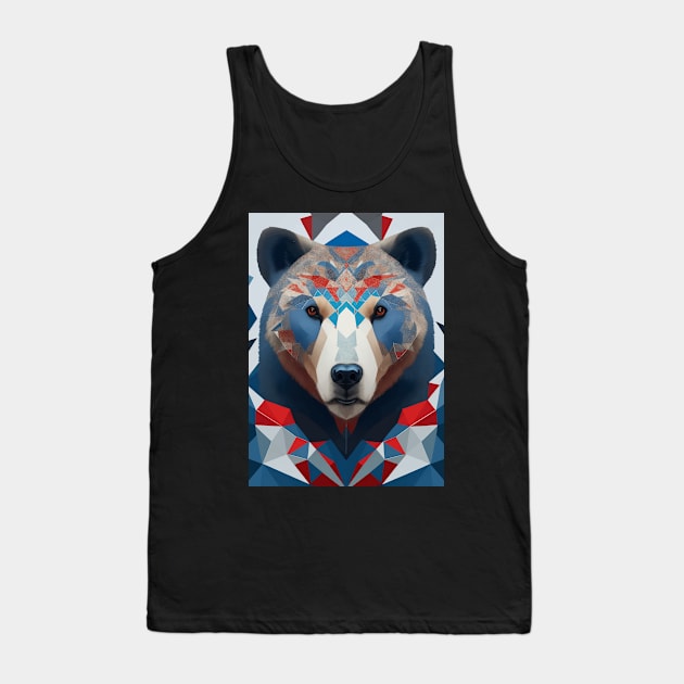 Patriotic Bruin Tank Top by star trek fanart and more